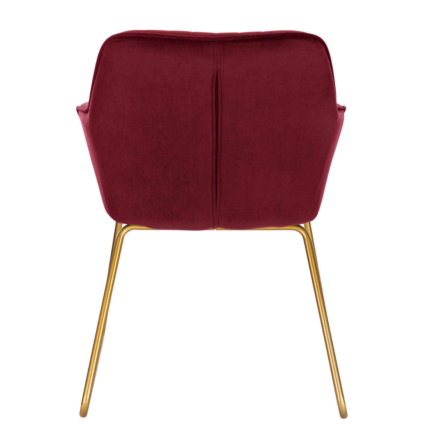 Vintage Fluwelen Eetkamerstoel – Met Armleuningen & Metalen Poten, Ergonomisch Design
