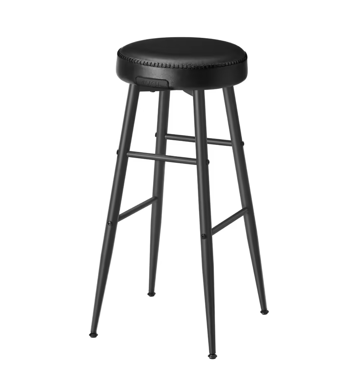 Set van 2 Moderne Barkrukken – Kunstleer & Stalen Poten – Comfortabele Zithoogte 76 cm