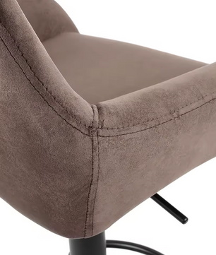 Set van 2 Draaibare Barkrukken – Verstelbaar – Met Rugleuning