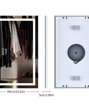 XXL LED Badkamerspiegel – Bluetooth, Anti-Condens & Display