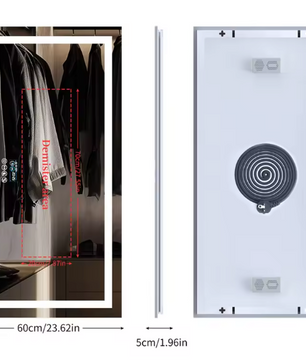 XXL LED Badkamerspiegel – Bluetooth, Anti-Condens & Display