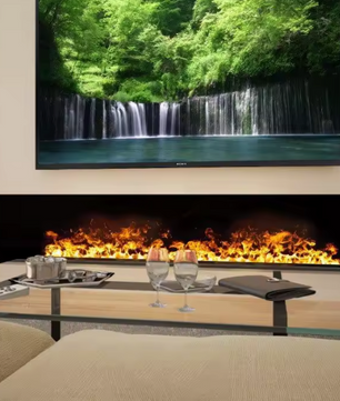 Slimme 3D waterdamphaard met LED, app en houtgeluid