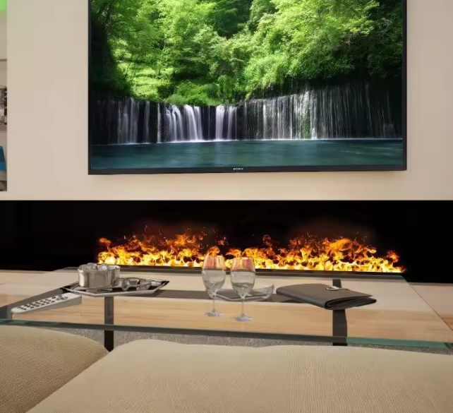 Slimme 3D waterdamphaard met LED, app en houtgeluid