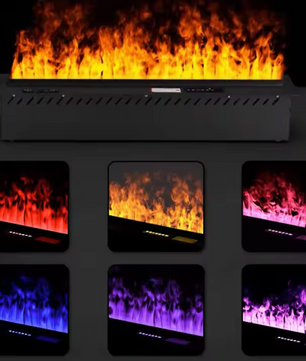 Slimme 3D waterdamphaard met LED, app en houtgeluid