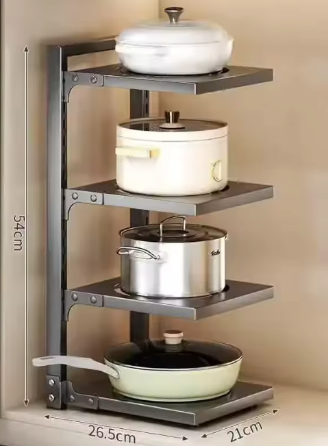 Multifunctioneel Keuken Pannenrek – Verstelbaar & Ruimtebesparend