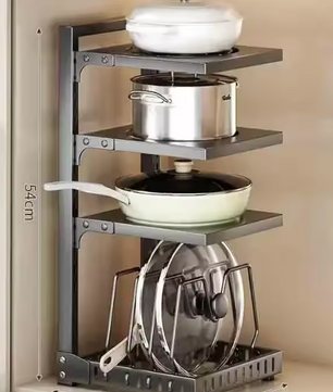 Multifunctioneel Keuken Pannenrek – Verstelbaar & Ruimtebesparend