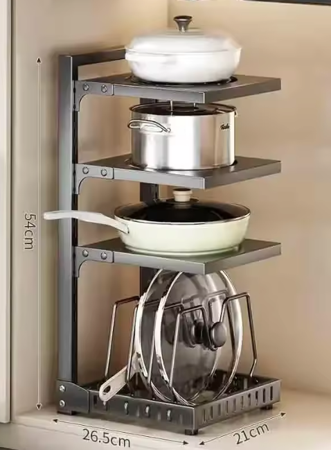 Multifunctioneel Keuken Pannenrek – Verstelbaar & Ruimtebesparend