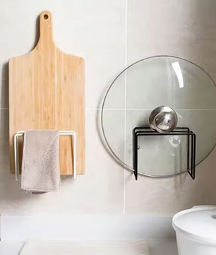 Pannendekselhouder & Snijplankrek – Compact en Ruimtebesparend