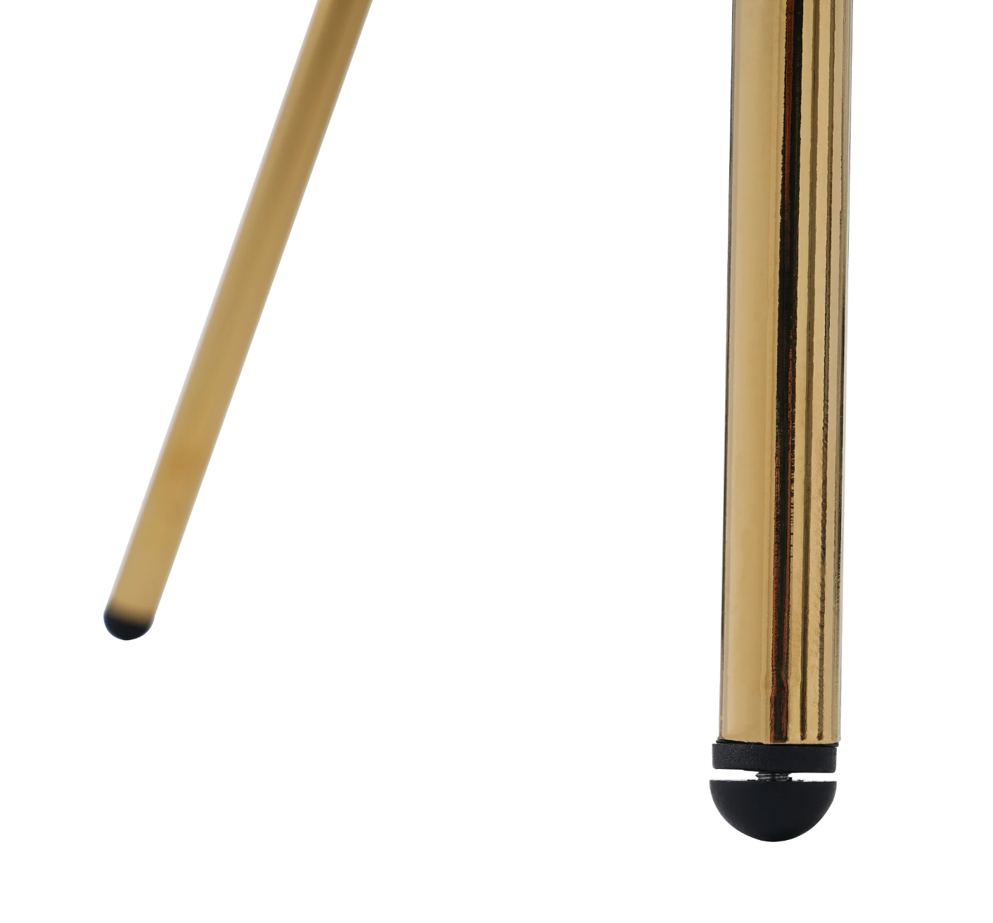 Luxe Fauteuil van Imitatiebont Konijn – Gouden Metalen Poten – Beige