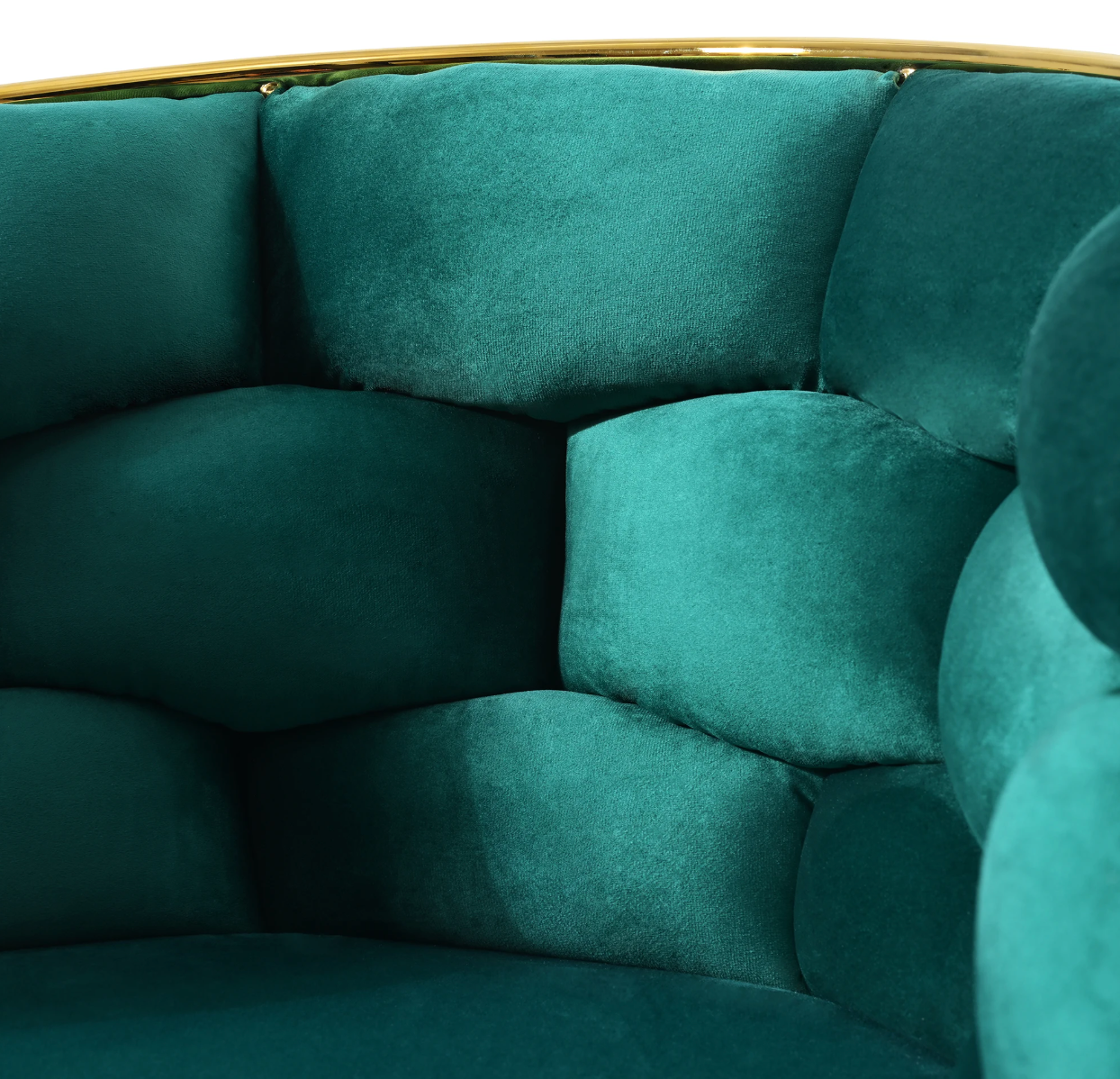 Luxe Fluwelen Eetkamerstoel Grijs/Groen/Beige – Gouden Poten & Ergonomisch Comfort