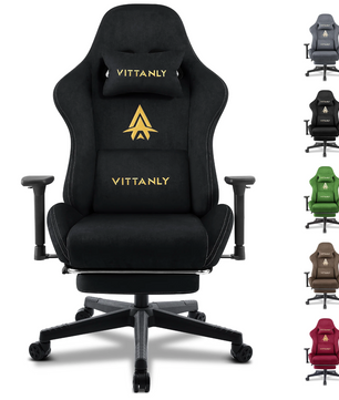 Gamingstoel met Voetsteun – Ergonomisch & In Hoogte Verstelbaar