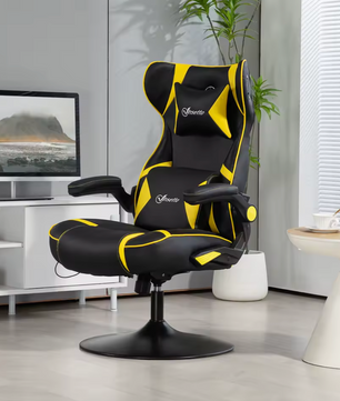 Gamingstoel met Bluetooth Speakers – Verstelbaar & Ergonomisch