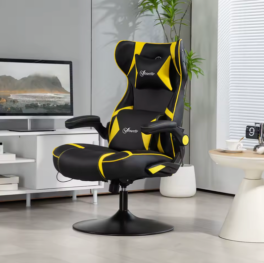 Gamingstoel met Bluetooth Speakers – Verstelbaar & Ergonomisch