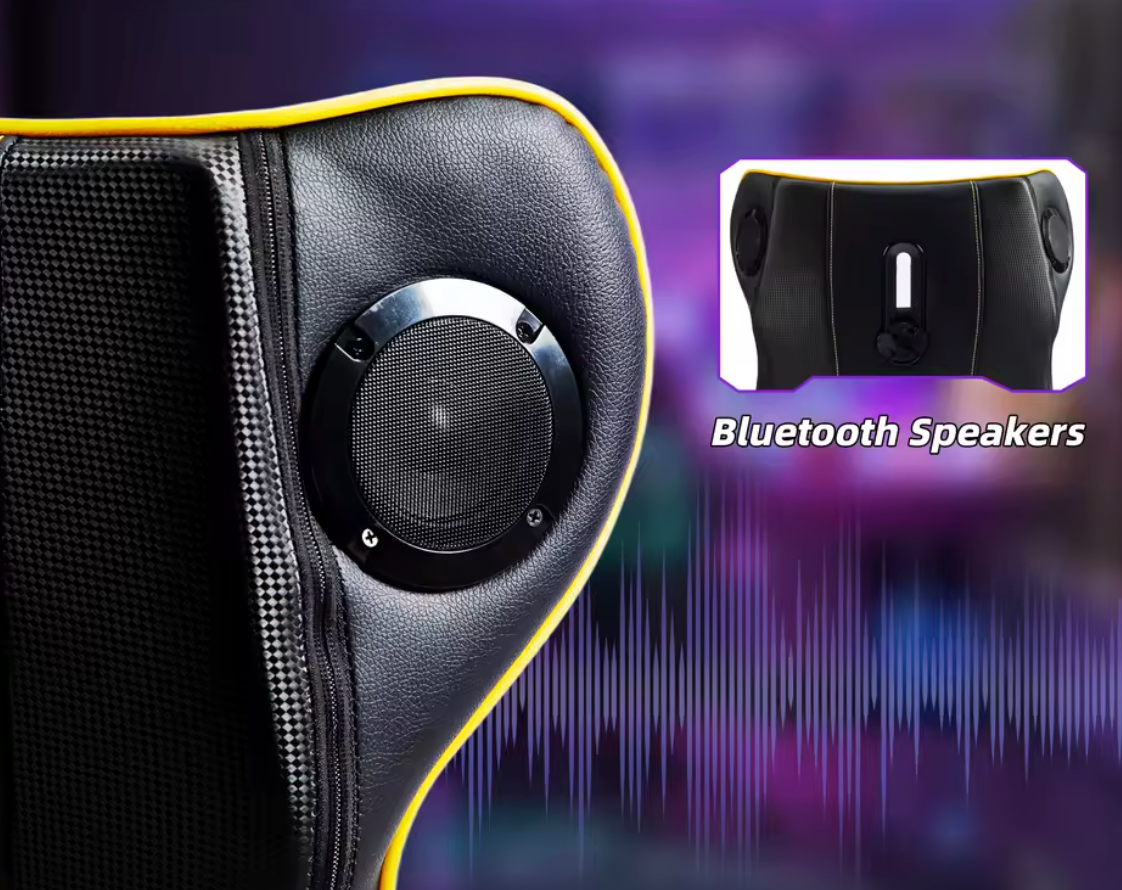 Gamingstoel met Bluetooth Speakers – Verstelbaar & Ergonomisch