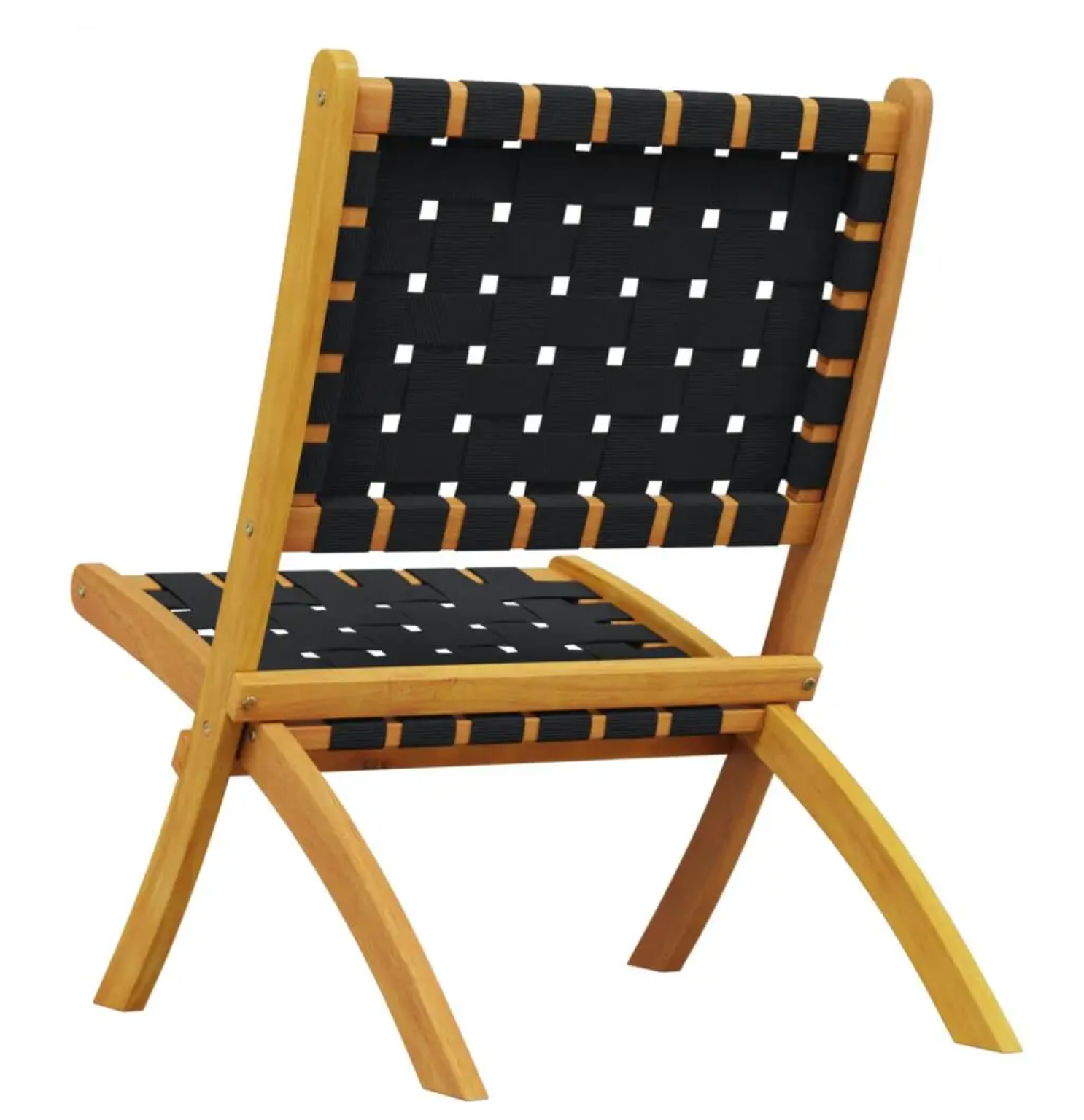 Set van 2 Acaciahouten Tuinstoelen – Opvouwbaar & Waterbestendig