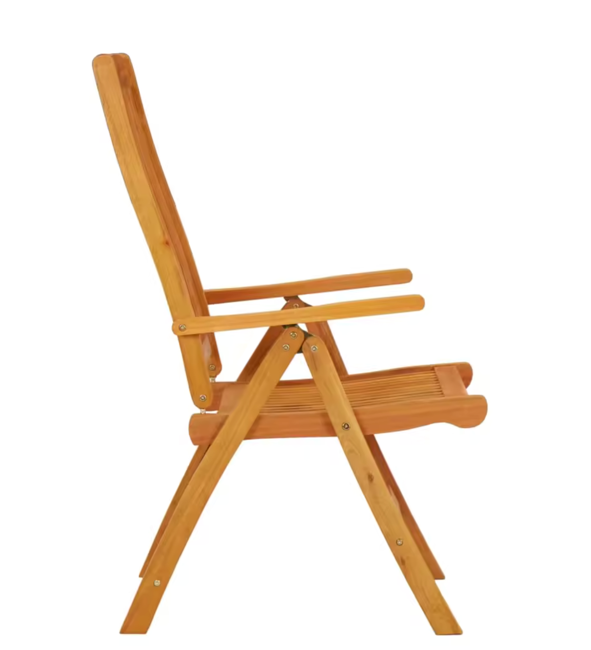 2 Opvouwbare Eucalyptushouten Tuinstoelen – 5-Standen Rugleuning