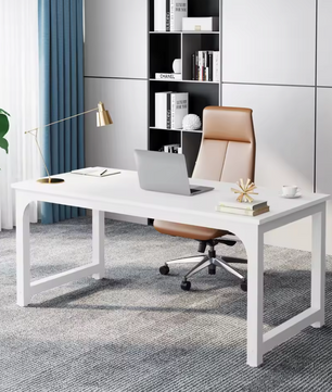 Modern Groot Bureau – 160 cm Werktafel met Stalen Frame