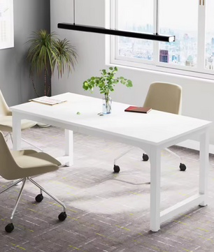 Modern Groot Bureau – 160 cm Werktafel met Stalen Frame