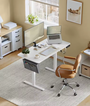 Elektrisch Zit-Sta Bureau 120x60cm – Met Geheugen & Organizer