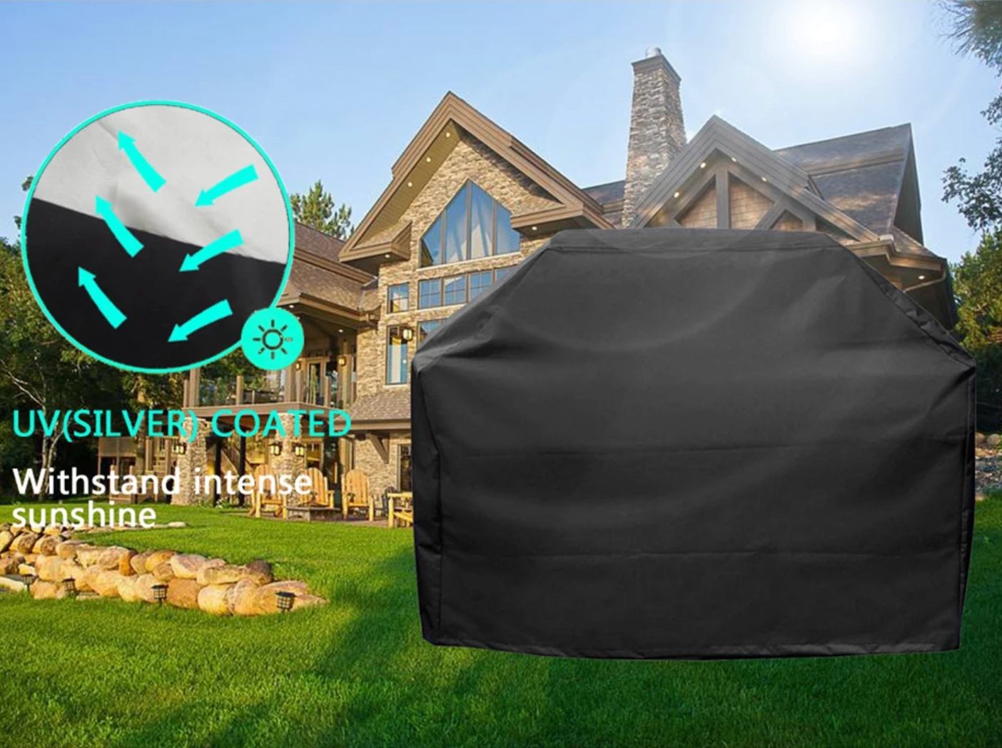 Waterdichte Vierkante BBQ & Tuinmeubelhoes – 210D Oxford, Scheurbestendig & Weerbestendig