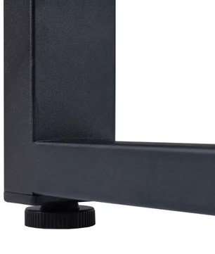 Luxe Eettafel met Stalen Poten – 140x70cm – Grijs & Modern Design