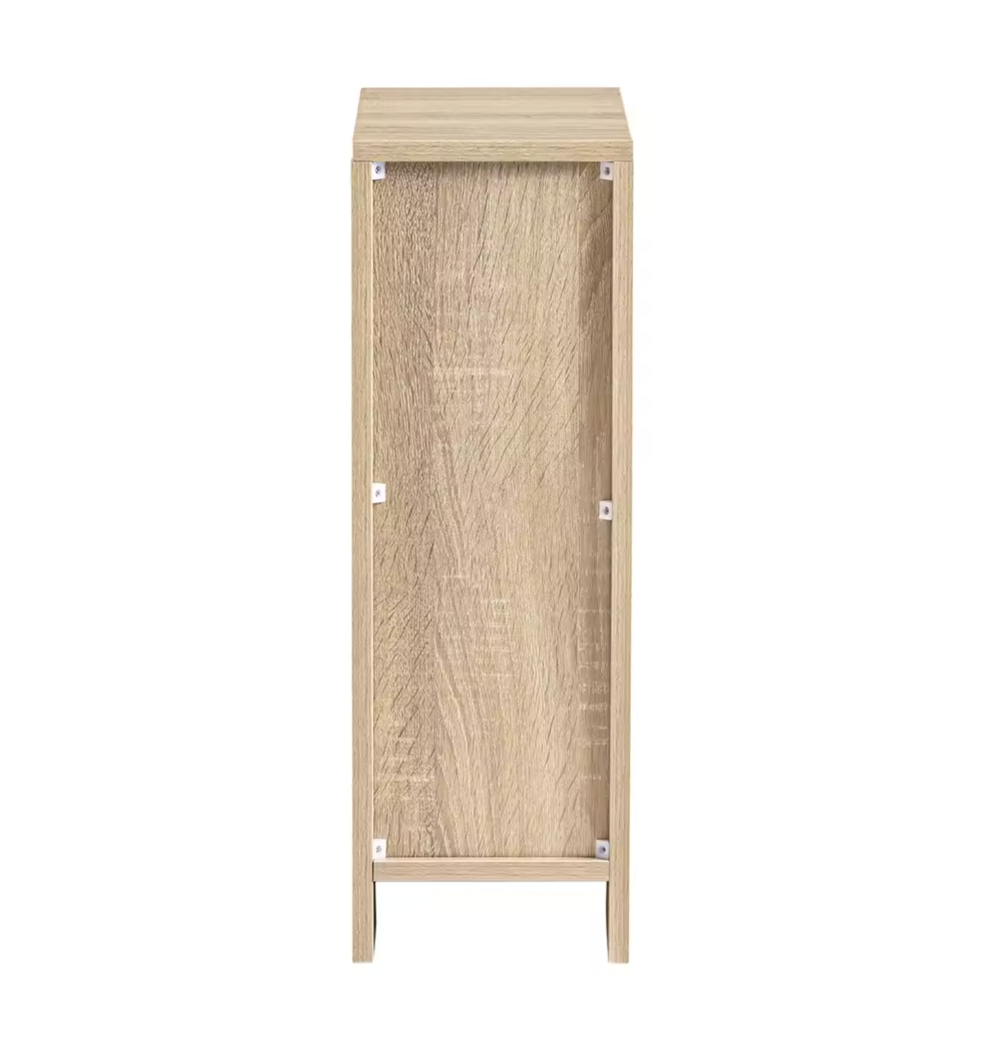 Smal nachtkastje met lade en open vak – 60cm hoog