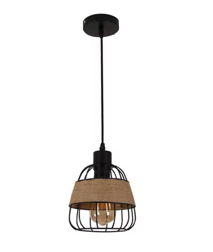 Vintage Lantaarn Hanglamp – Industriële Metalen Plafondlamp