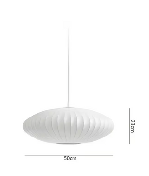 Moderne Zijden Hanglamp – Creatieve Plafondlamp voor Woonkamer & Eetkamer