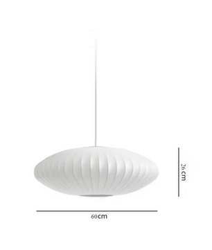 Moderne Zijden Hanglamp – Creatieve Plafondlamp voor Woonkamer & Eetkamer