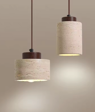 Japanse Wabi-Sabi Hanglamp – Moderne Design Plafondlamp van Steen