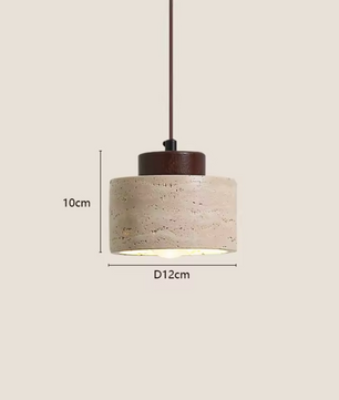 Japanse Wabi-Sabi Hanglamp – Moderne Design Plafondlamp van Steen