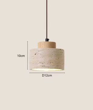 Japanse Wabi-Sabi Hanglamp – Moderne Design Plafondlamp van Steen