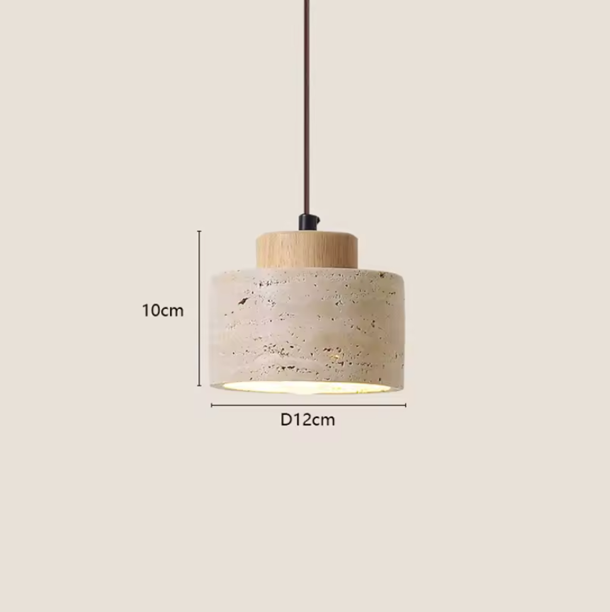Japanse Wabi-Sabi Hanglamp – Moderne Design Plafondlamp van Steen