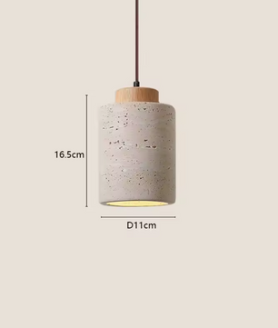 Japanse Wabi-Sabi Hanglamp – Moderne Design Plafondlamp van Steen
