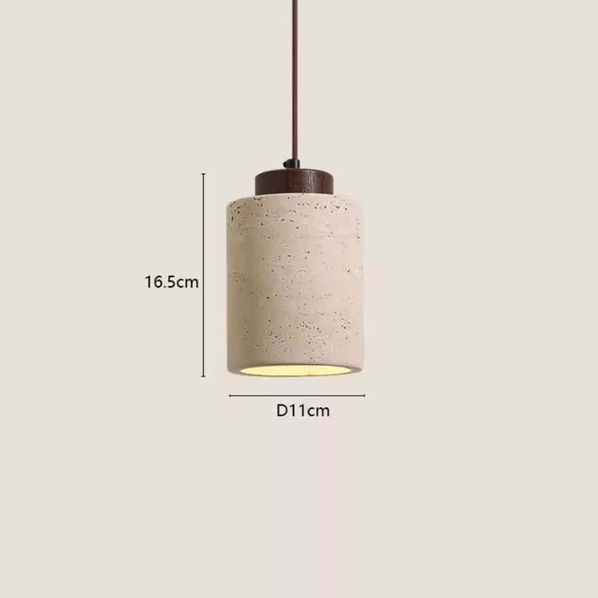 Japanse Wabi-Sabi Hanglamp – Moderne Design Plafondlamp van Steen