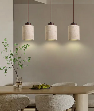 Japanse Wabi-Sabi Hanglamp – Moderne Design Plafondlamp van Steen