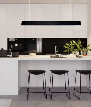 LED Hanglamp 120 cm – Moderne Verstelbare Aluminium Plafondlamp (2800 - 6500K)
