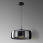 Moderne Glazen Hanglamp – LED Plafondlamp met Verstelbare Hoogte