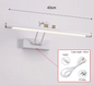 Moderne LED Spiegellamp – Dimbare Wandlamp voor Badkamer & Slaapkamer