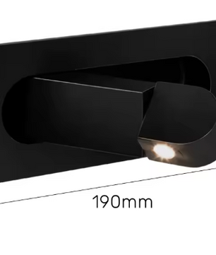 Nordic LED Wandlamp – Inbouw, Verstelbaar & Modern 3W Leeslamp