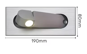 Nordic LED Wandlamp – Inbouw, Verstelbaar & Modern 3W Leeslamp