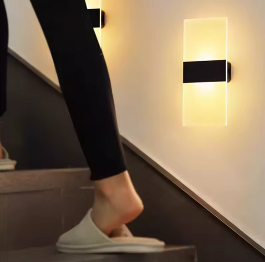 Draadloze LED Wandlamp – USB Oplaadbaar & Touch Sensor, Modern Nachtlampje
