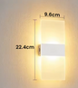 Draadloze LED Wandlamp – USB Oplaadbaar & Touch Sensor, Modern Nachtlampje