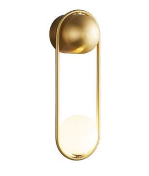 Minimalistische LED Wandlamp – Nordic Luxe Design, Metaal & Mat Glas