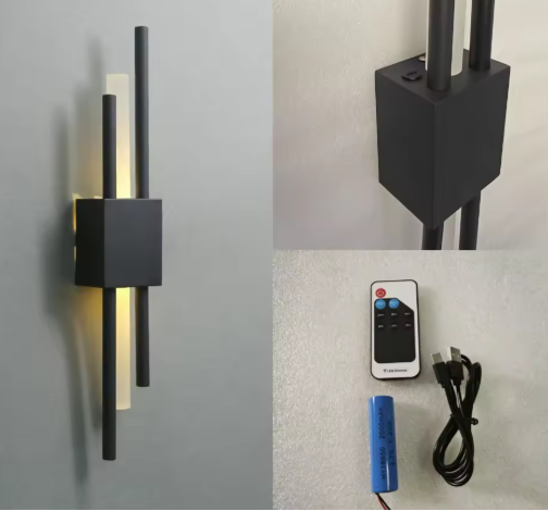 Moderne Acryl Wandlamp – LED Wandkandelaar met Afstandsbediening