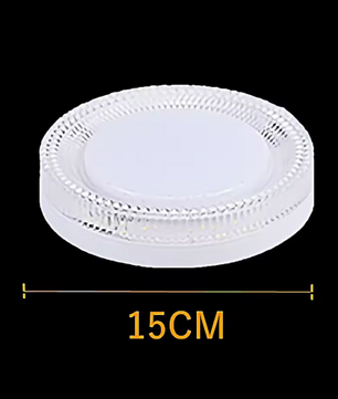 Moderne LED Plafondlamp – Rond of Vierkant Kristal Design