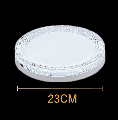 Moderne LED Plafondlamp – Rond of Vierkant Kristal Design