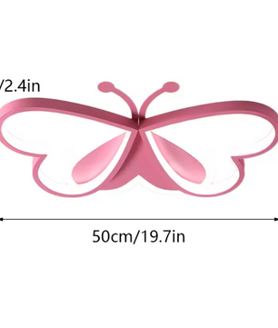Vlinder LED Plafondlamp – Creatieve Kinderkamer & Slaapkamerverlichting, 90W