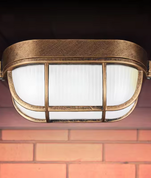 Retro Waterdichte Wandlamp – Aluminium & Glas, IP65, E27 Fitting