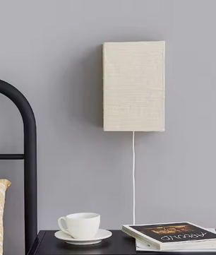 Papieren Wandlamp – Lichtgewicht E14 Sfeerverlichting voor Gang & Slaapkamer